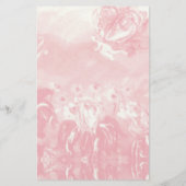 赤い花の妖精ファンタジー文房具 便箋 (裏面)