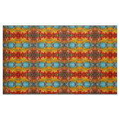 赤い花の妖精フローラファンタジー ファブリック (ファットクウォーター)