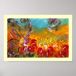 赤い花の妖精 ポスター