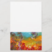 赤い花の妖精 便箋 (正面)