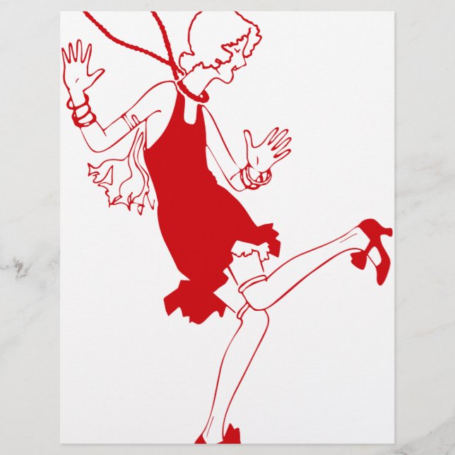 赤い花の少女 (正面)