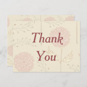 赤い花の感謝を込めて ポストカード (正面/裏面)