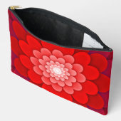 赤い花の曼荼羅-58566 アクセサリーポーチ (見開き)