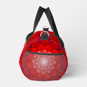 赤い花の曼荼羅-58566 ダッフルバッグ (右)