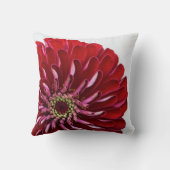 赤い花の枕 クッション (裏面)