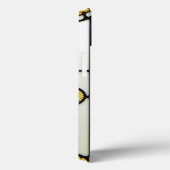 赤い花の華麗なステンドグラスアート Case-Mate iPhoneケース (裏面 / 右)
