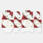 赤い花の蝶の誕生日 ケミセラ 16 15 フェイバーボックス (見開き)