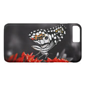 赤い花の蝶 Case-Mate iPhoneケース (裏面(横))