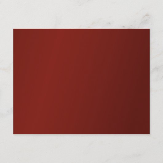 赤い花の金ゴールド中国のは結婚囲い エンクロージャーカード (裏面)