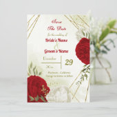 赤い花は緑葉 セーブザデート (スタンド正面)