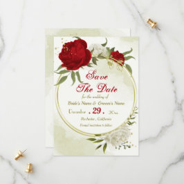 赤い花は緑葉 セーブザデート