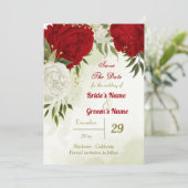 赤い花は緑葉 セーブザデート (スタンド正面)