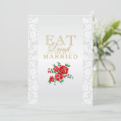 赤い花は、食べて、飲んで、結婚しよう 招待状 (スタンド正面)