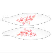 赤い花を持つバスケットボール ミニバスケットボール (パネル)