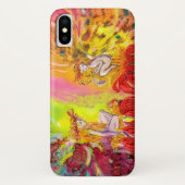 赤い花を持つ夜明けの妖精ファンタジー Case-Mate iPhoneケース (裏面)