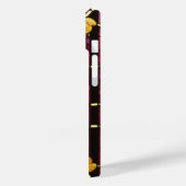 赤い花エレガントステンドグラス Case-Mate iPhoneケース (裏面 / 左)