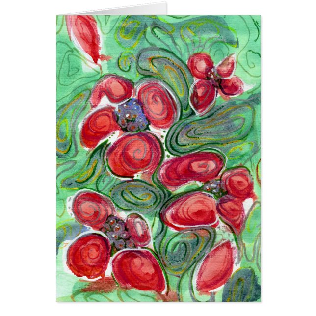 赤い花ファンタジー (正面)