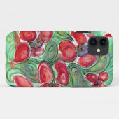 赤い花ファンタジー Case-Mate iPhoneケース (裏面(横))