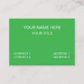 赤い花フローラ 名刺 (裏面)