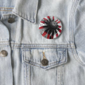 赤い花ボタン 缶バッジ (インサイチュ)