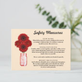 赤い花メイスンジャー安全対策 エンクロージャーカード (スタンド正面)