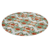 赤い花中国のスタイル カッティングボード (角)