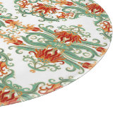 赤い花中国のスタイル カッティングボード (角)