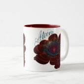 赤い花冠 ツートーンマグカップ (正面右)