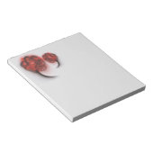 赤い花向き ノートパッド (アングル)