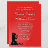 赤い花嫁 招待状 (正面/裏面)