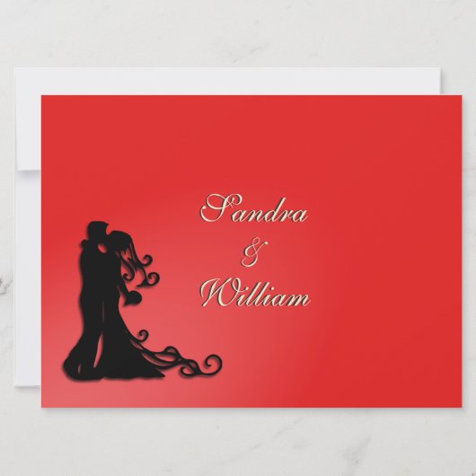 赤い花嫁 招待状 (裏面)