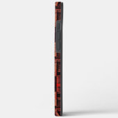 赤い花崗岩の大理石のデジタルマウント Case-Mate iPhoneケース (裏面 / 左)