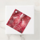 赤い花柄 フェイバータグ (インサイチュ)