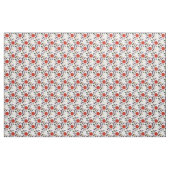 赤い花模様 |チノイスリースタイル ファブリック (ヤード)