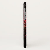 赤い花火の黒い背景 Case-Mate iPhoneケース (裏面/左)