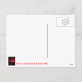 赤い花火ハッピーニューイヤーのポストカード シーズンポストカード (裏面)