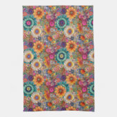 赤い花火付きキッチンタオル キッチンタオル (縦)