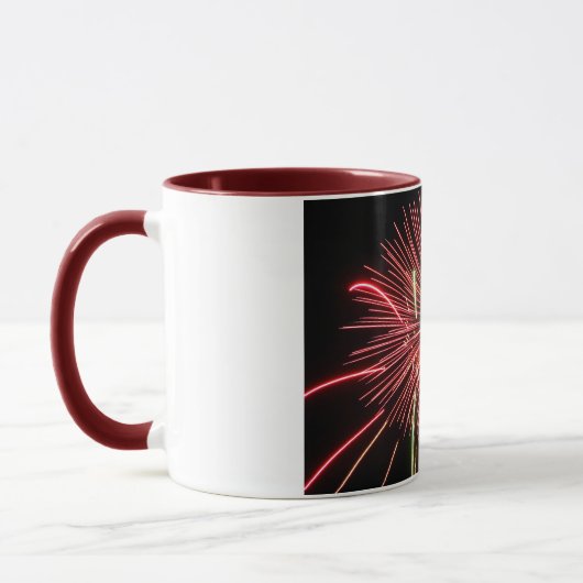赤い花火 マグカップ (左)