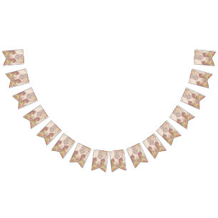 赤い花瓶のデザイン バンティングフラッグ