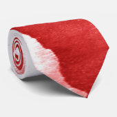 赤い花花びら ネクタイ (ロール)