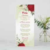 赤い花葉は結婚緑 メニュー (スタンド正面)