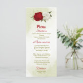 赤い花葉は結婚緑 メニュー (スタンド正面)