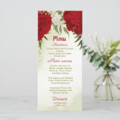 赤い花葉は結婚緑 メニュー (スタンド正面)