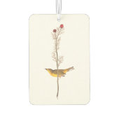 赤い花風呂に入るオードボンのフード付きウチドリ カーエアーフレッシュナー (裏面)