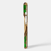 赤い花鮮やかなステンドグラス Case-Mate iPhoneケース (裏面 / 左)