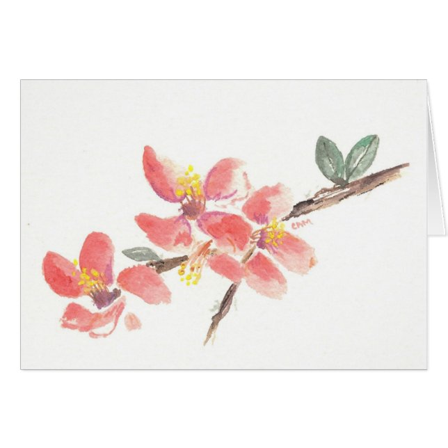 赤い花 (正面横)