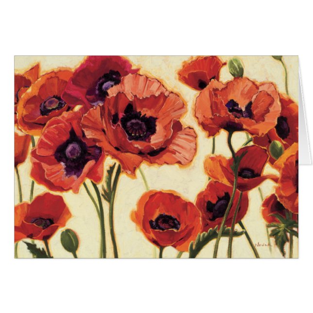 赤い花 (正面横)