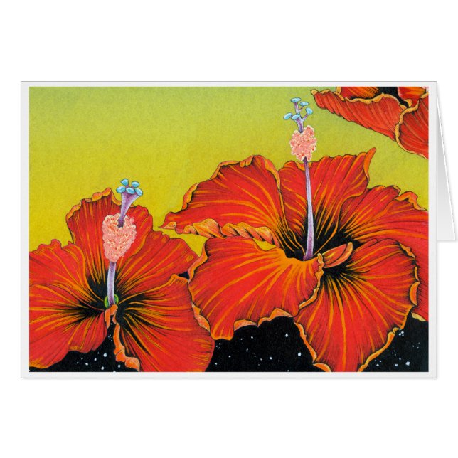 赤い花 (正面横)