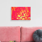赤い花 キャンバスプリント (インサイチュ (リビング))