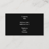 赤い花、ケシ 名刺 (裏面)